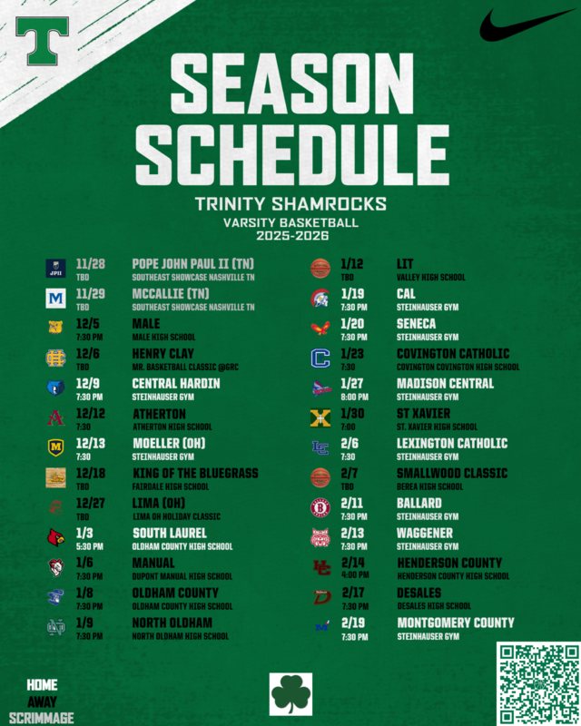 2025-26 Basketball Schedule