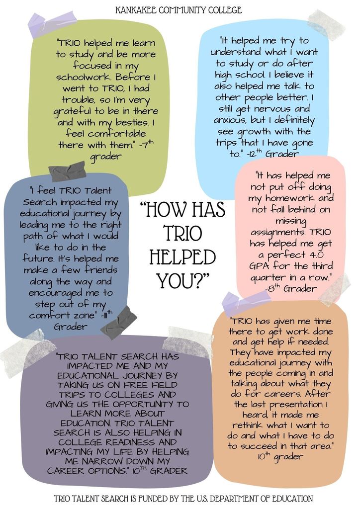 How Has TRIO Helped You?