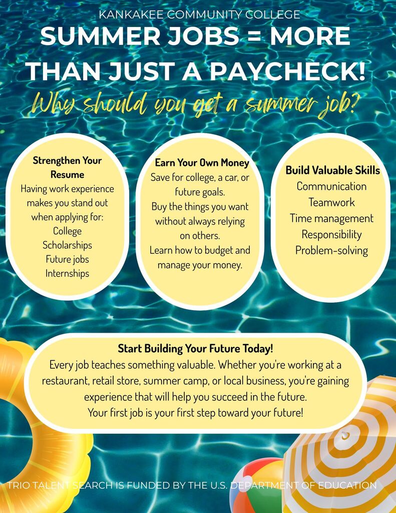 Summer Job Benefits 