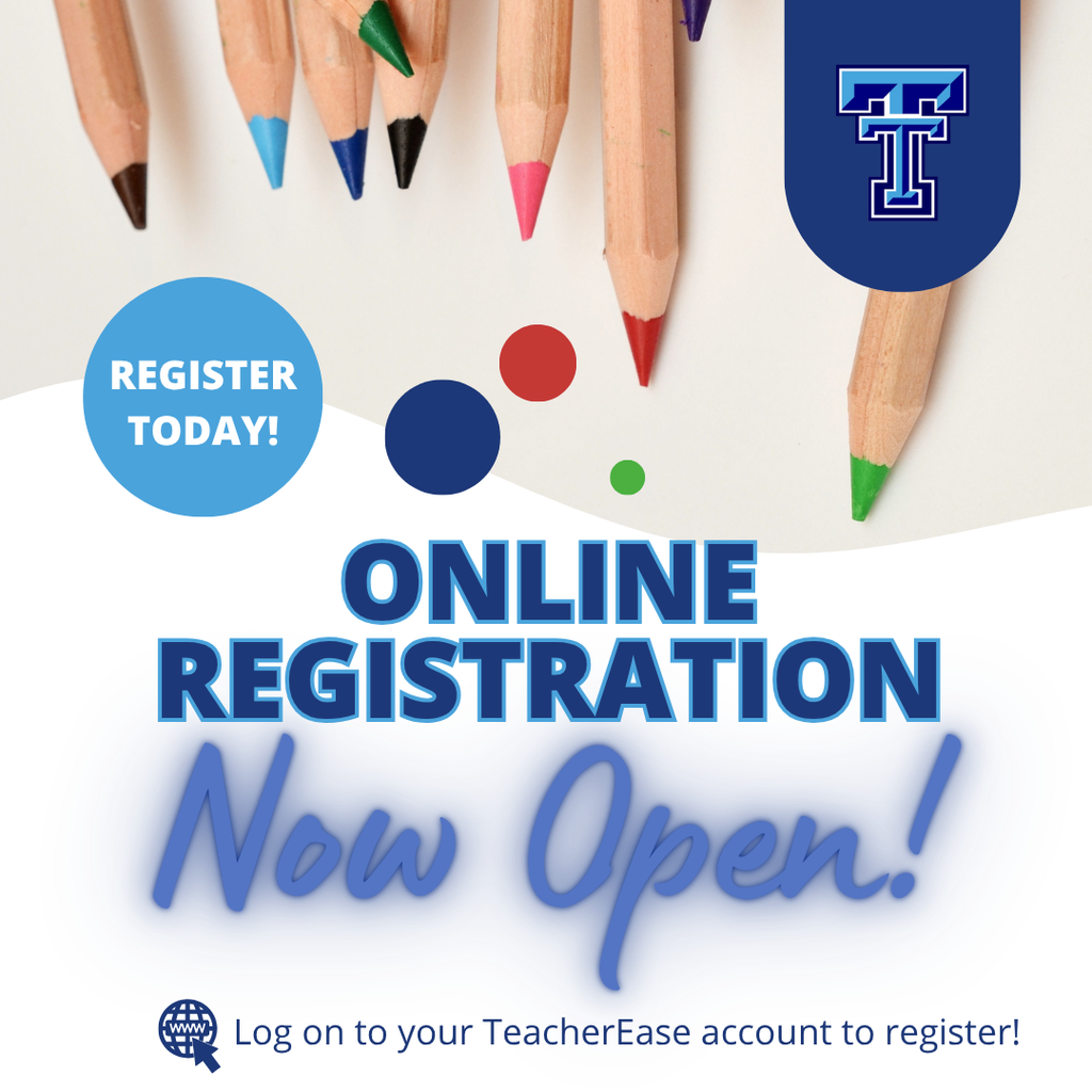 online registration now open