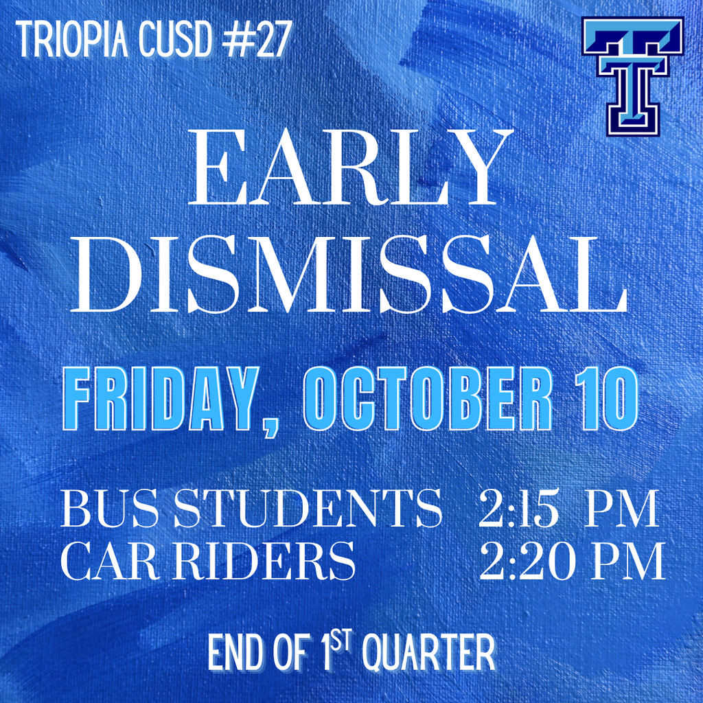 early dismissal 10/10