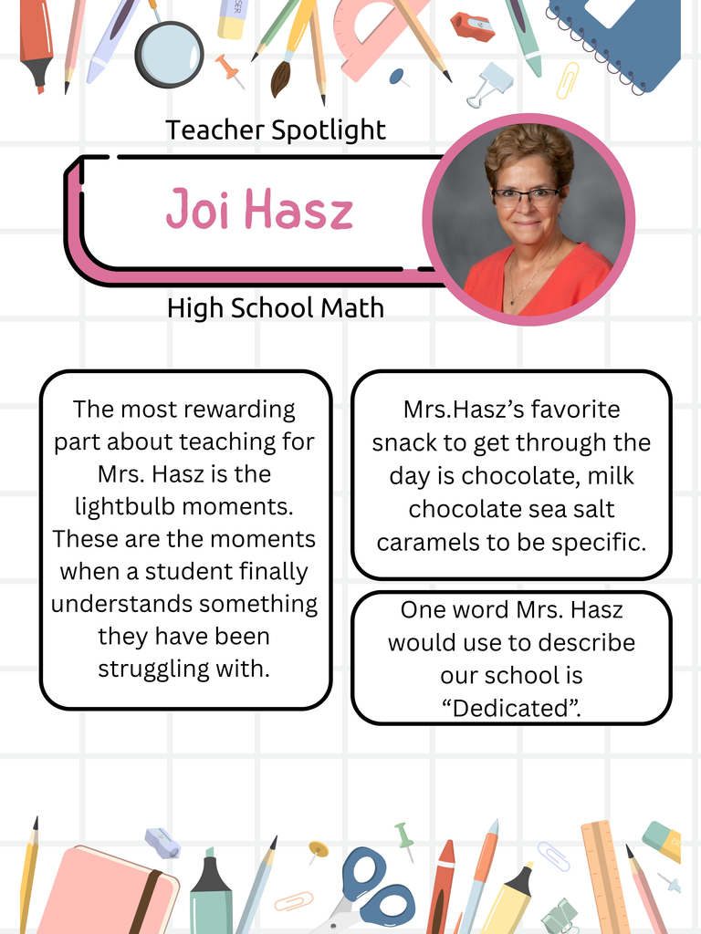 Mrs. Hasz Spotlight
