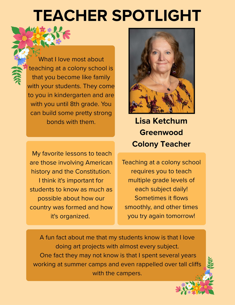 Mrs. Ketchum Spotlight