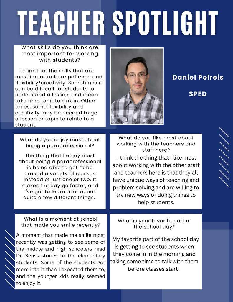 Mr. Polreis Spotlight