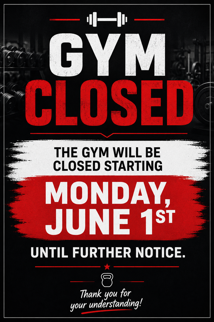 gym is closed