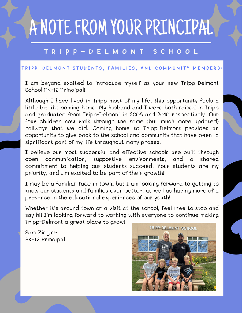Principal Intro Letter