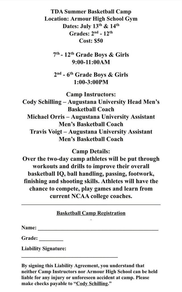 BB Camp form