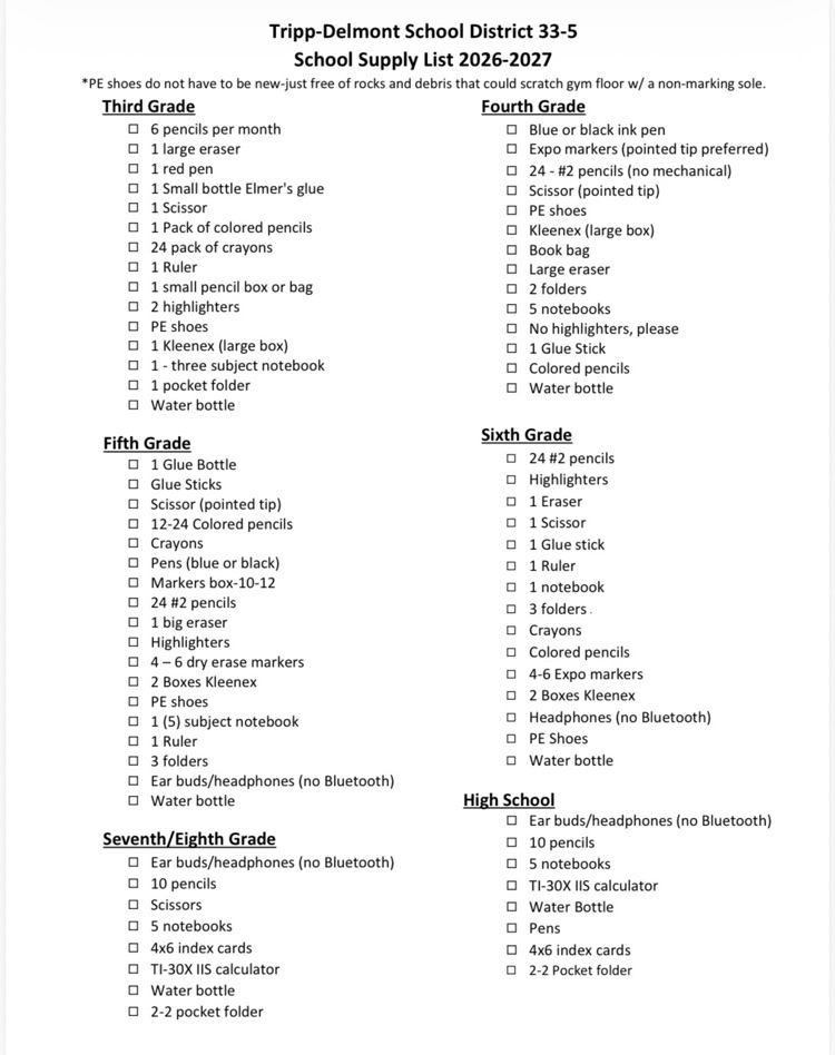 supplies