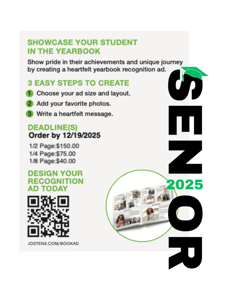 2025 Seniors Yearbook information