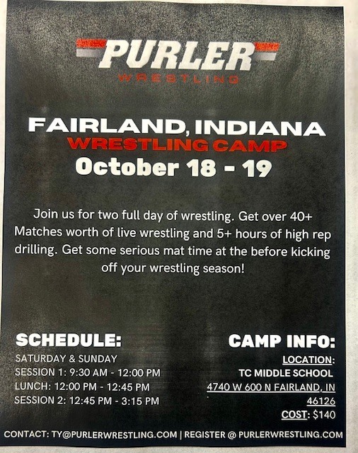 Wrestling Camp Info