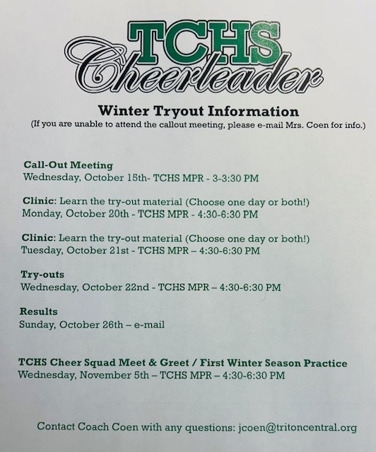 Cheer info