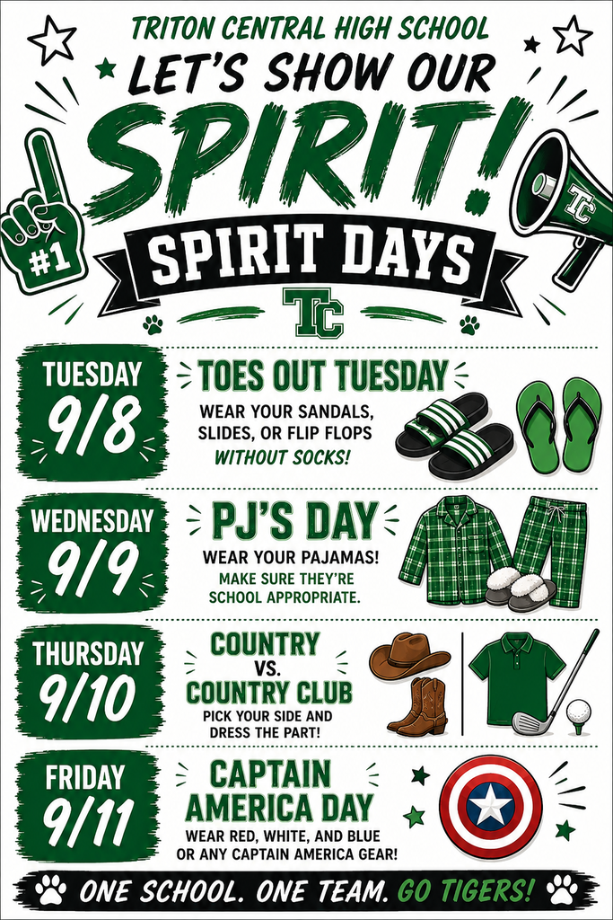 Spirt Week Visual