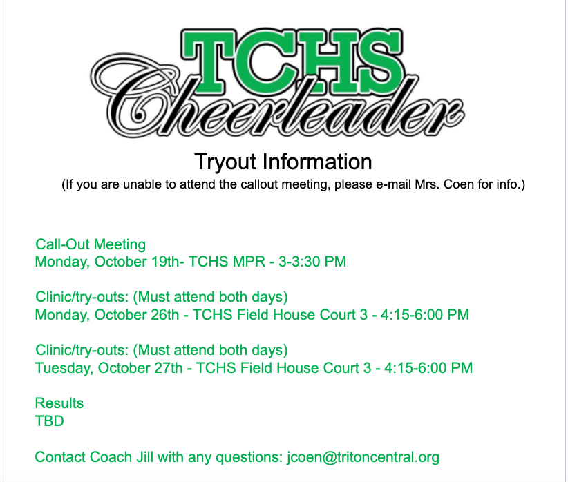 TCHS Cheerleading