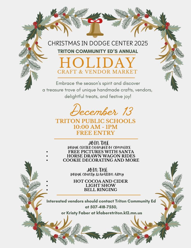 Holiday Event at Triton Public Schools.
