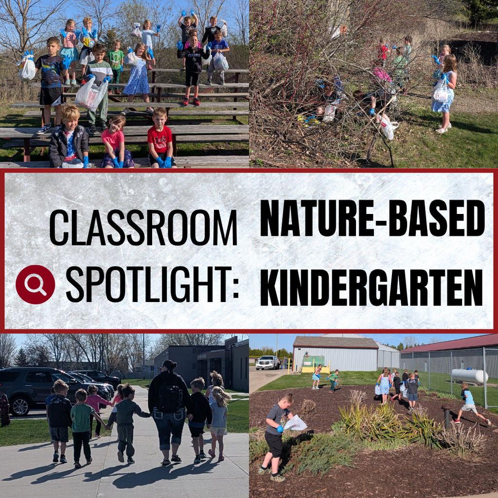 Classroom Spotlight- Nature-Based Kindergarten Picks Up Trash