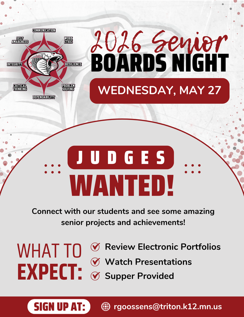 Senior Boards- Judges Wanted