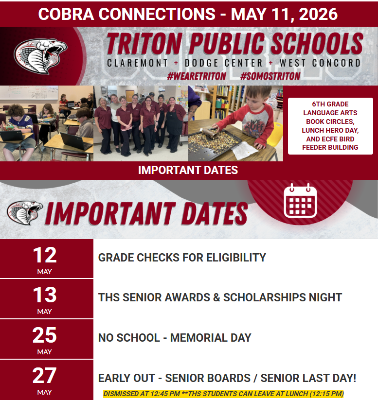 Cobra Connections- May 11, 2026