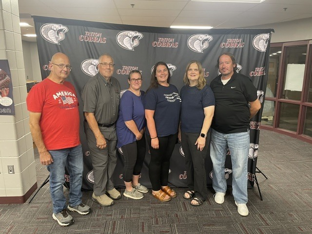 Candi Vagt is the Cobra Pride recipient at the July School Board Meeting.