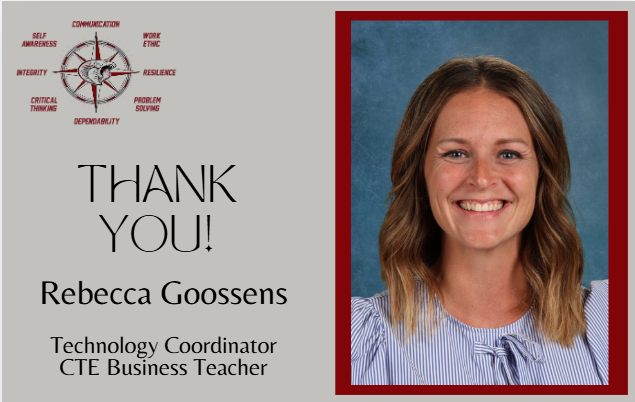 Rebecca Goossens Thank You! 