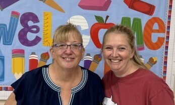 Mrs. Olevson and Mrs. Chicos will co-teach a Preschool class this year.