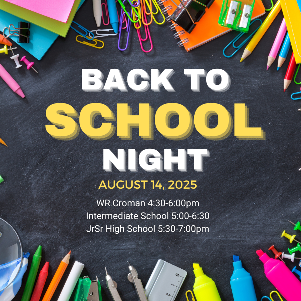 Back to school night flyer