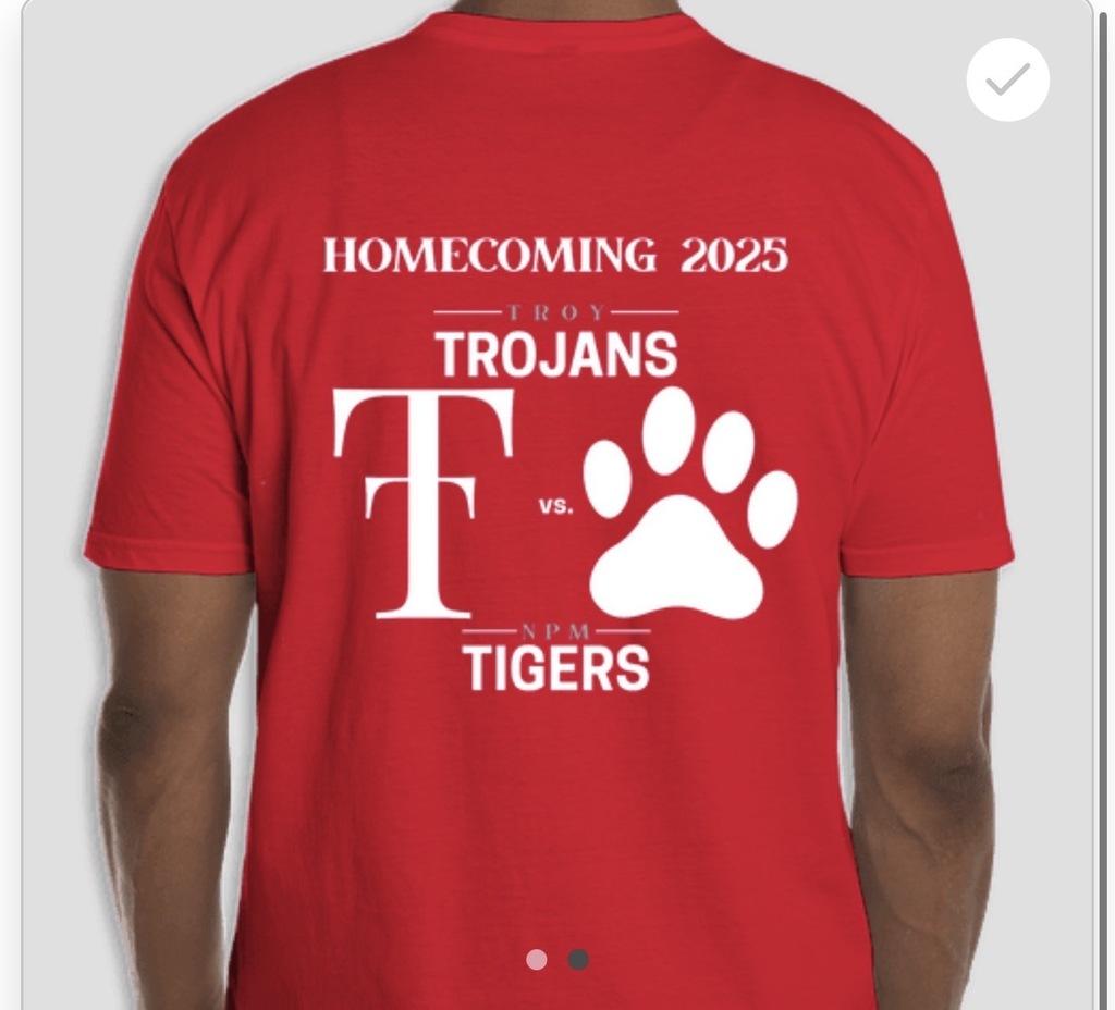 Back of shirt