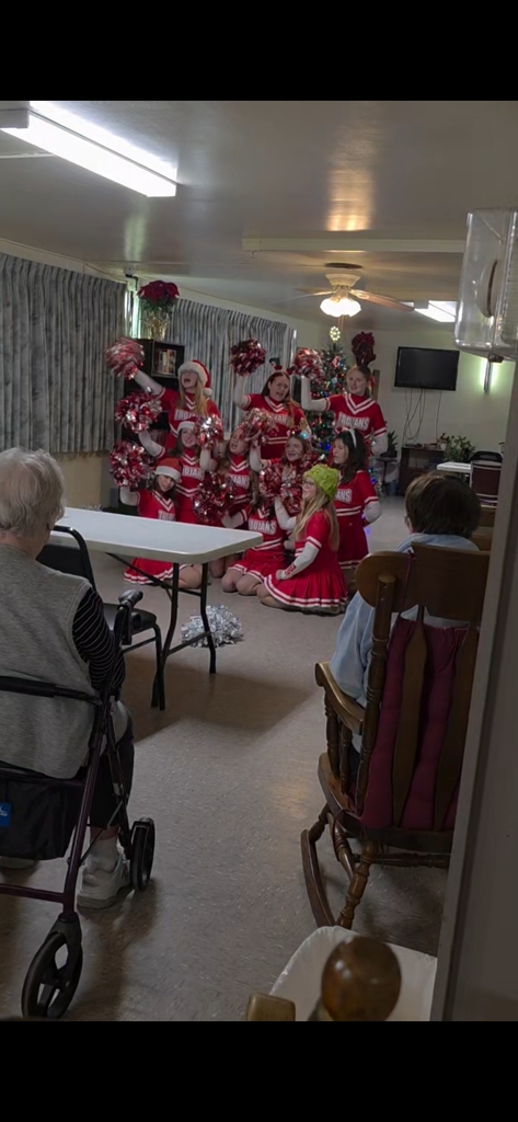 cheerleaders performing