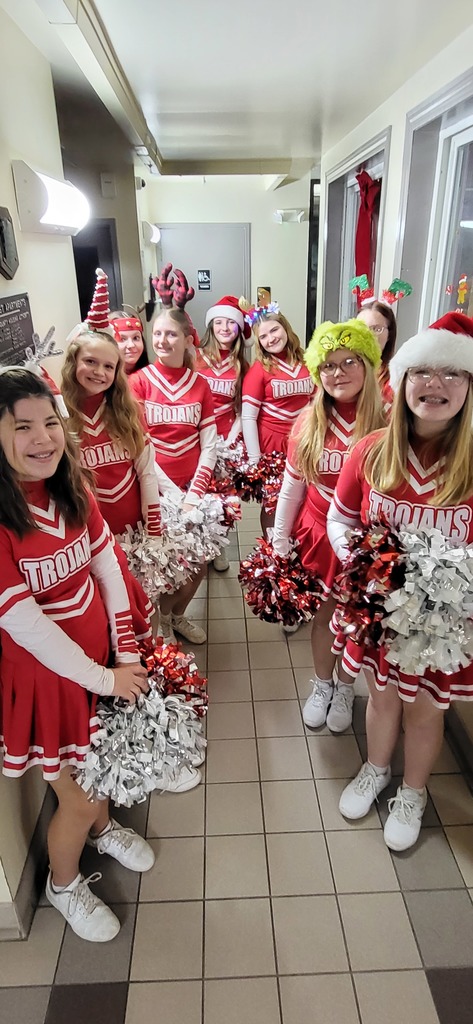 cheerleaders smiling at camera