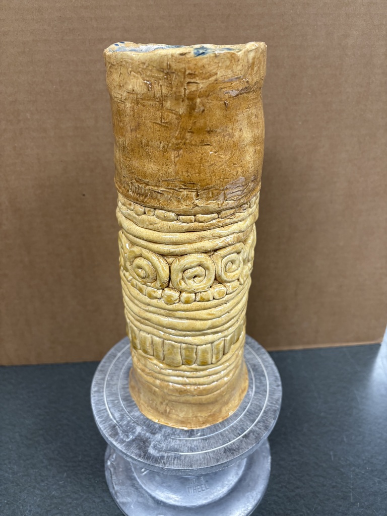 ceramic coil vase
