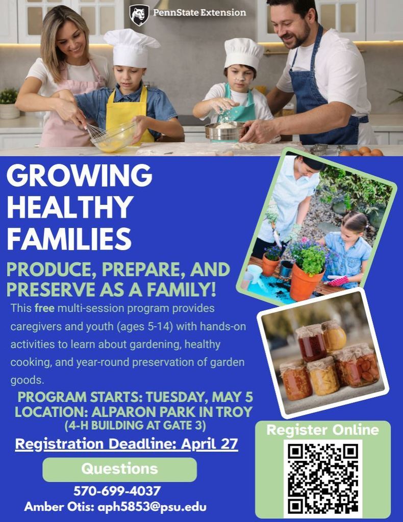 Growing Healthy Families promotional flyer