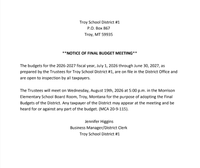 Budget Meeting