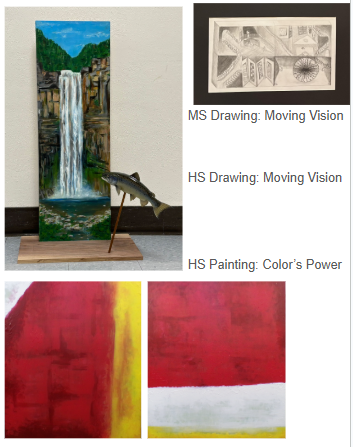 Student art: Drawing and Painting