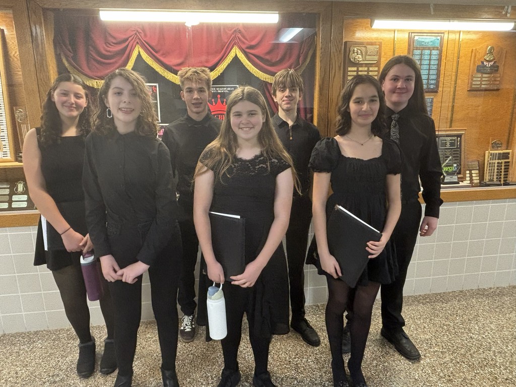 Junior High Area All State singers