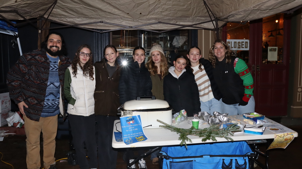 Students at the Class of 2029 table