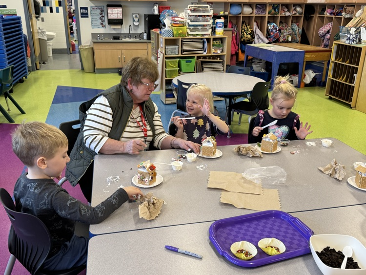 making gingerbread houses
