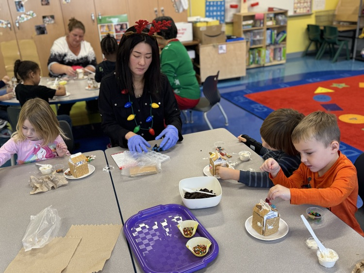 making gingerbread houses