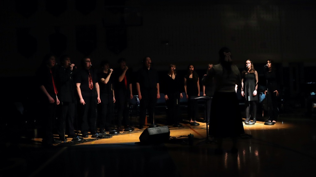 Jazz choir singing