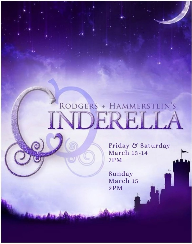 Poster with show information