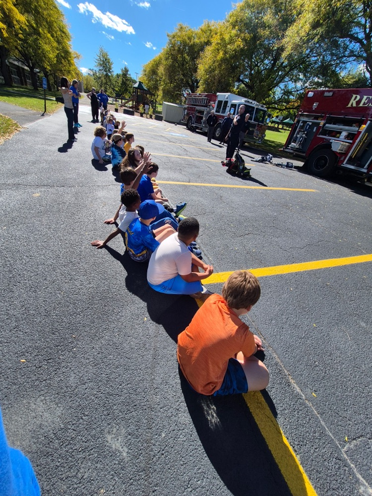 lined up as a class