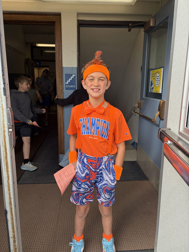 Orange was the color of the day for our Anti-Bullying Day!