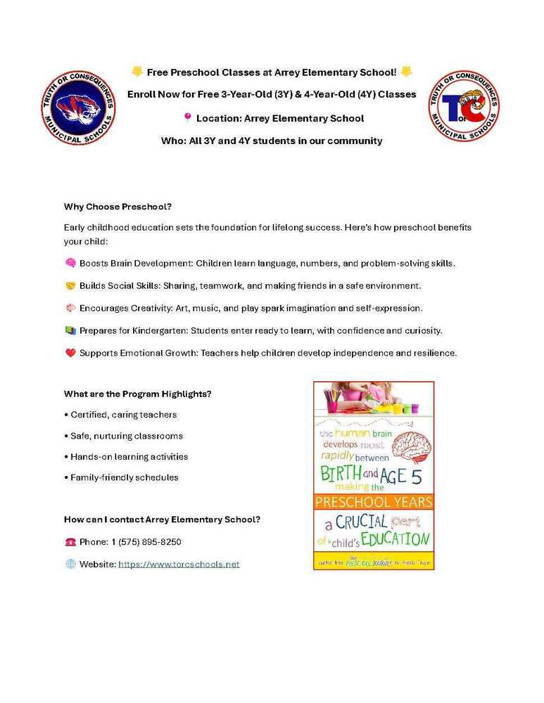 Pre-K Flyer