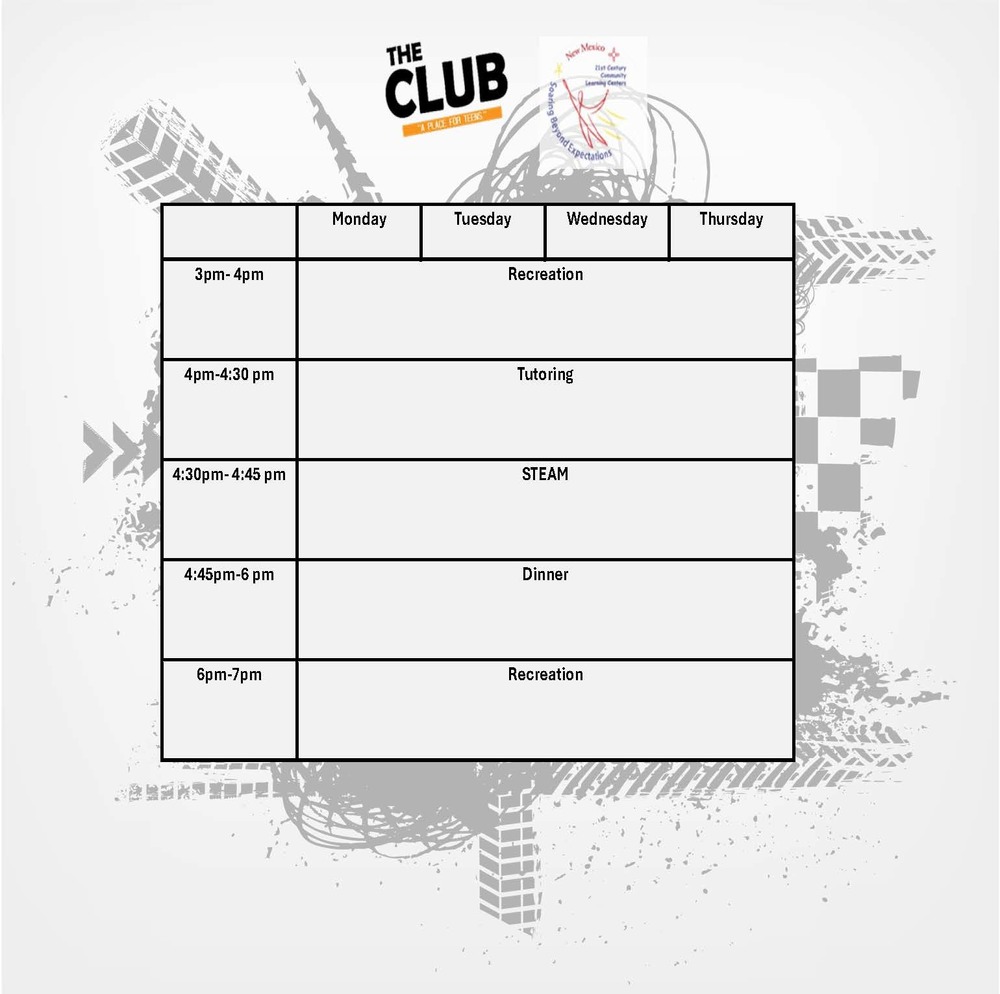 Club Schedule