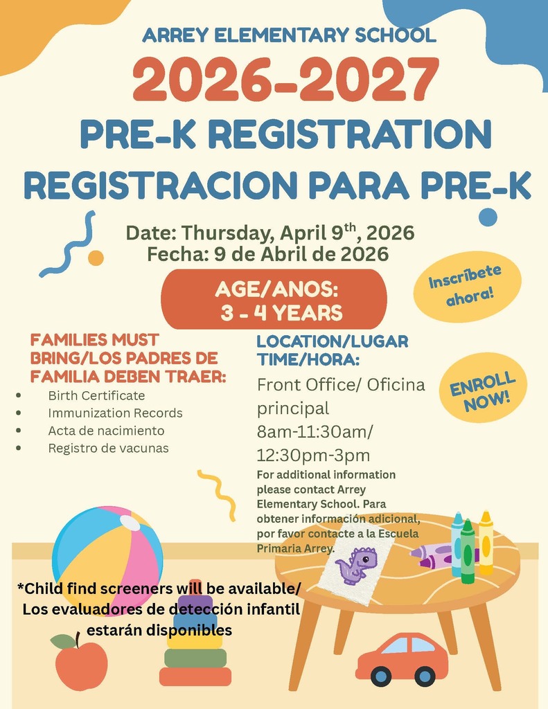 AES Pre-K Registration, 4.9.26