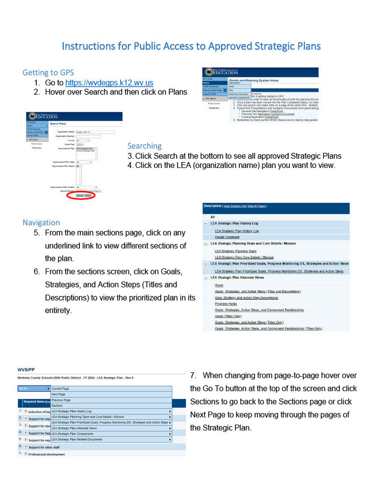 LEA & School Strategic