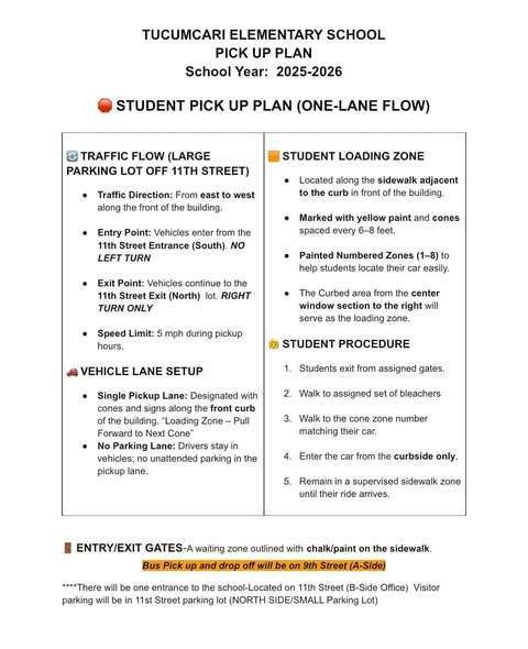 TES drop off