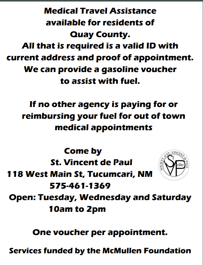 Medical Travel Assistance Flyer