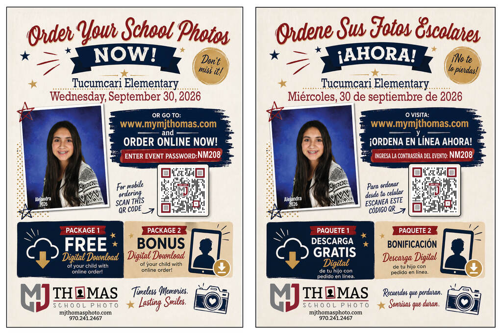 TES Fall Picture Day Flyer