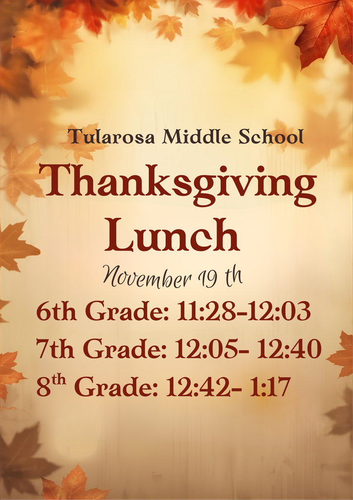 TMS Thanksgiving lunch