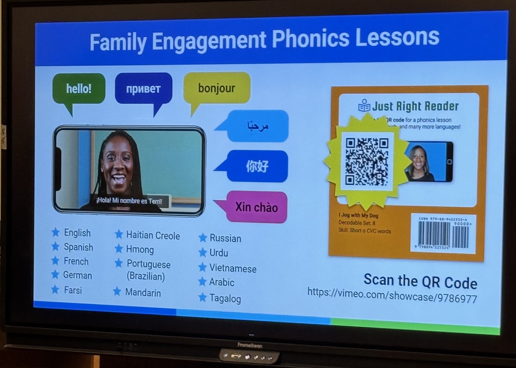 PreK Students Reading