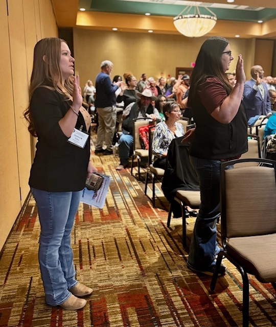 Board Members Taking Oath